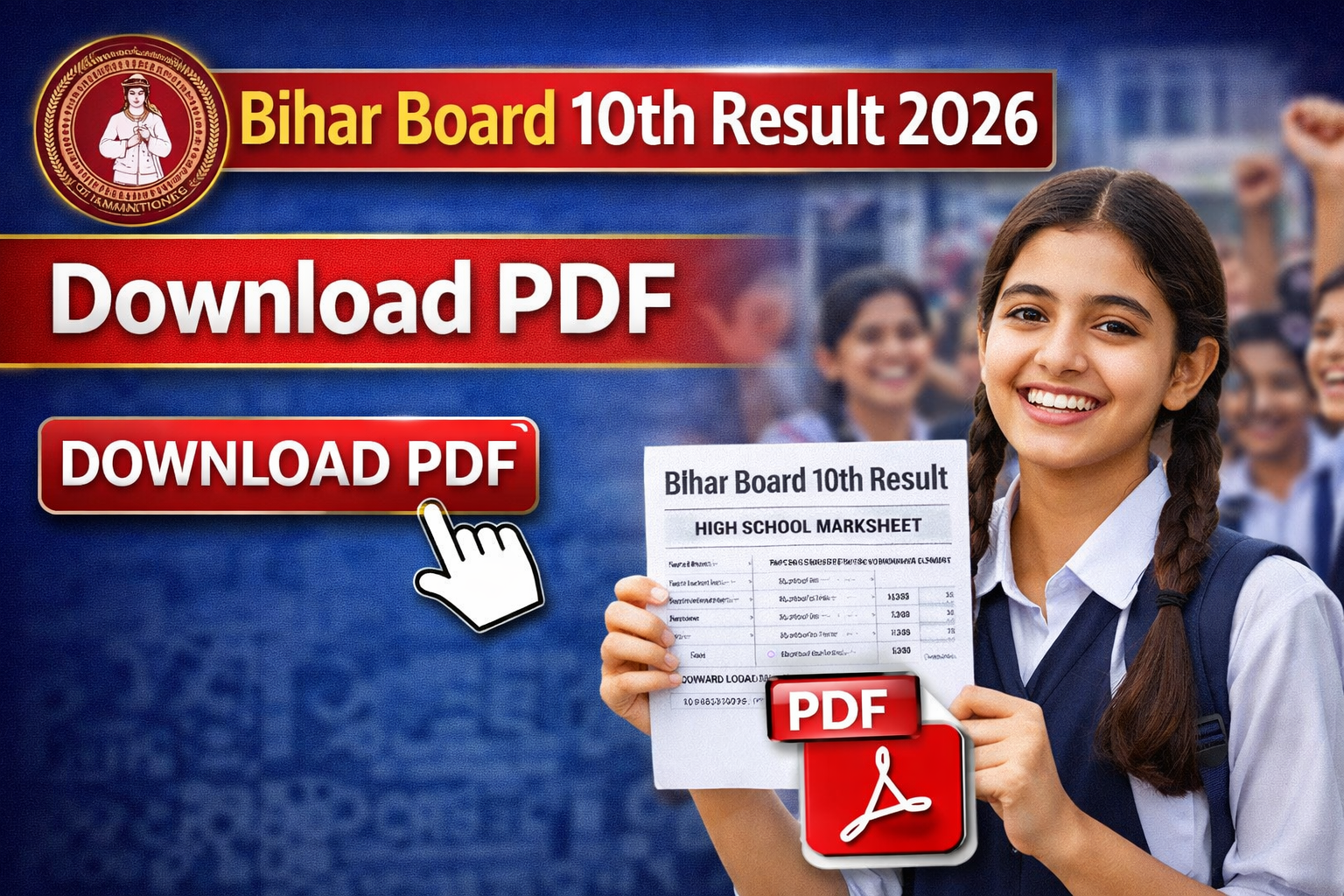 Bihar Board 10th Result 2026 Download PDF