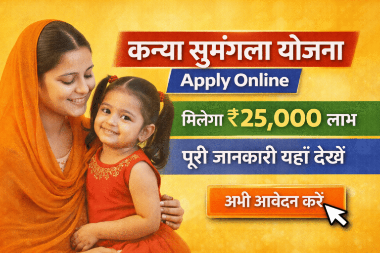 Kanya Sumangala Yojana Apply: मुख्यमंत्री कन्या सुमंगला योजना आवेदन प्रक्रिया, लाभ और ₹25,000 की नई अनुदान राशि