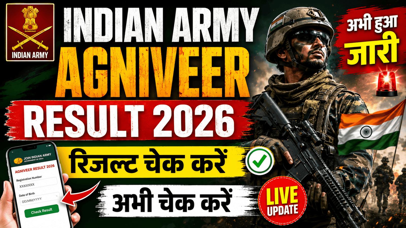 Indian Army Agniveer Result 2026